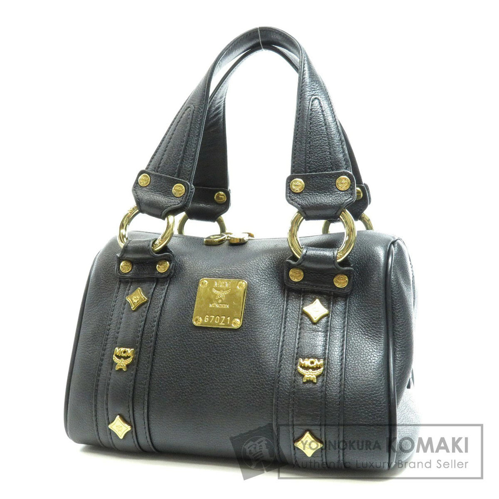 MCM Boston Handbag Leather